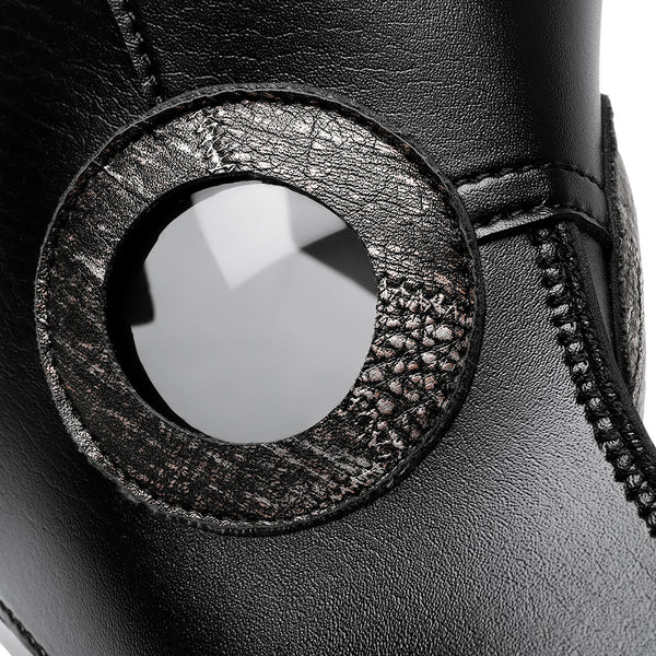 DEEPKEE original nubuck handmade full-grain genuine leather cowhide bag Halloween Horror Plague Doctor #FPBM063