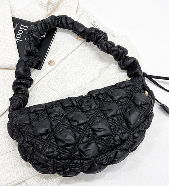 DEEPKEE original nubuck handmade full-grain genuine leather cowhide bag Gnocchi Bag Cross-Body Cozy Bag 雲朵包 WXQ-2