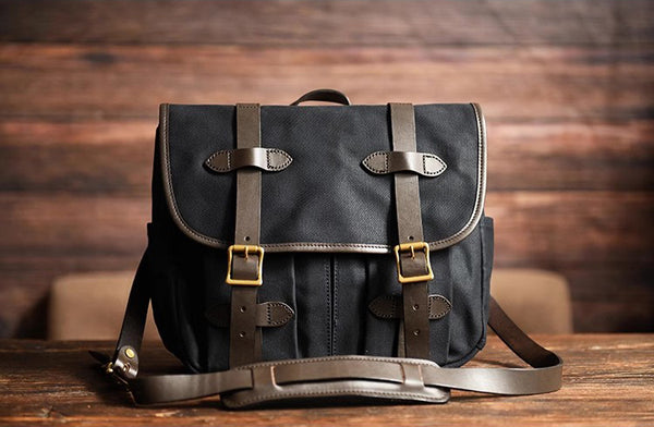 DEEPKEE original nubuck handmade full-grain genuine leather cowhide bag Portable Cycling Messenger Bags #70232