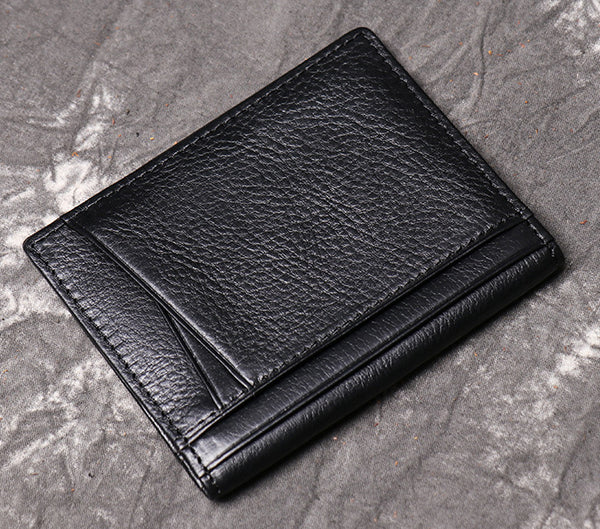 DEEPKEE original nubuck handmade full-grain genuine leather cowhide bag First Layer Cowhide, Credit Card/Driver's License Holder No.1012