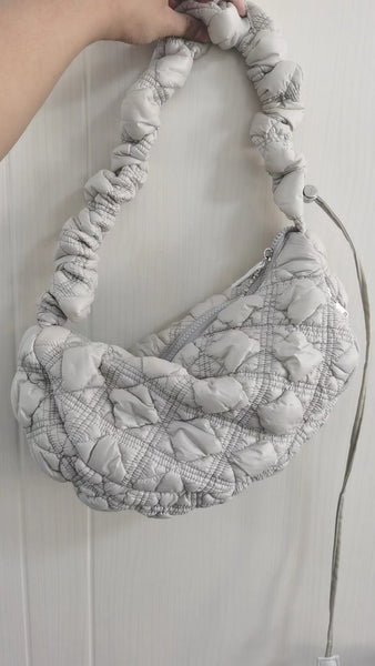 DEEPKEE original nubuck handmade full-grain genuine leather cowhide bag Gnocchi Bag Cross-Body Cozy Bag 雲朵包 WXQ-2