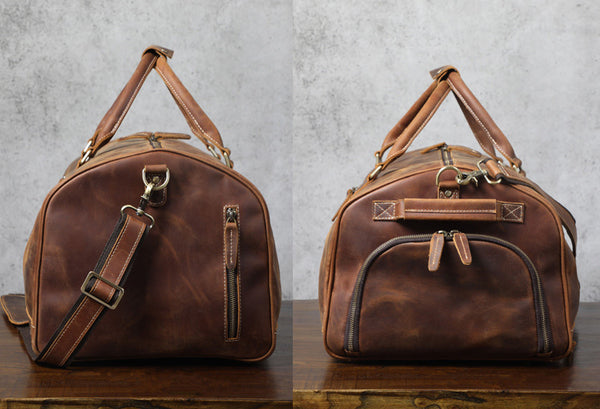 DEEPKEE original nubuck handmade full-grain genuine leather cowhide bag 1234567890