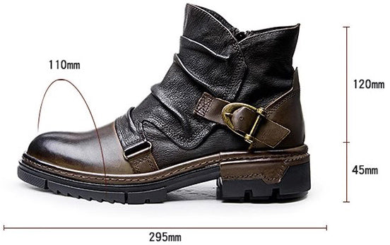 DEEPKEE original nubuck handmade full-grain genuine leather cowhide bag DEEPKE Leather Black Shoes Mens Shoes 209010