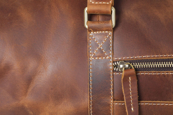 DEEPKEE original nubuck handmade full-grain genuine leather cowhide bag 1234567890