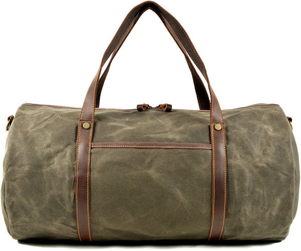 DEEPKEE original nubuck handmade full-grain genuine leather cowhide bag Urban Weekender Duffle Bag #9824