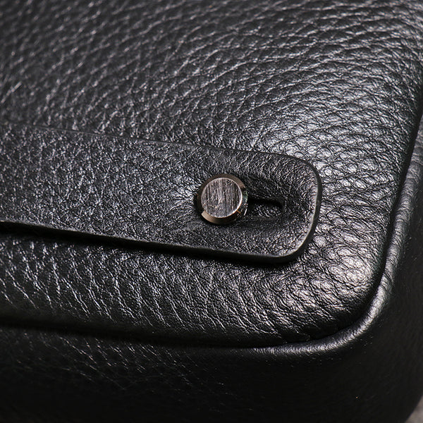 DEEPKEE original nubuck handmade full-grain genuine leather cowhide bag DEEPKEE LEATHER | Carlton Clutch Bag No.J082