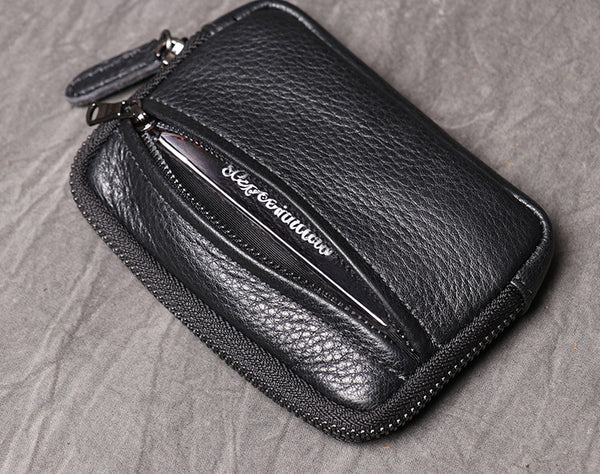 DEEPKEE original nubuck handmade full-grain genuine leather cowhide bag DEEPKEE HANDMADE | Zip Around Leather Wallets No.J034