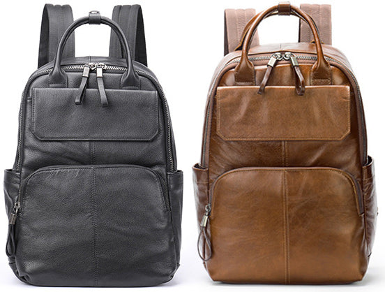 DEEPKEE original nubuck handmade full-grain genuine leather cowhide bag DEEPKEE HANDMADE Leather Business Shoulder Bag #816