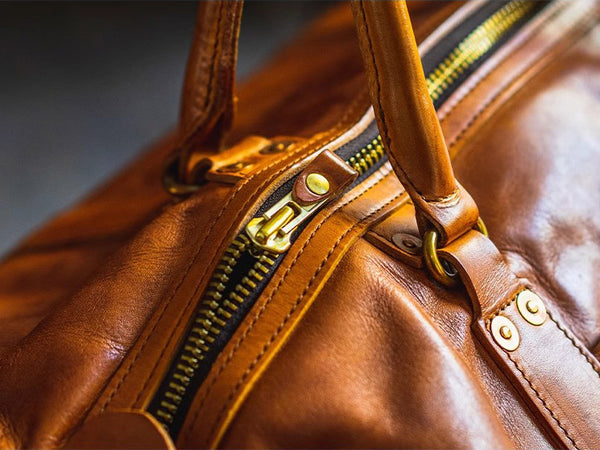 DEEPKEE original nubuck handmade full-grain genuine leather cowhide bag Weekender Bag LB6759