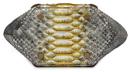 DEEPKEE original nubuck handmade full-grain genuine leather cowhide bag python bag #cloud bag #snakeskin bag #black and white bag #gift for her #genuine leather bag #python handbag #clutch #handbag #