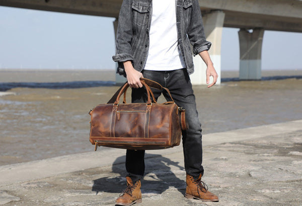 DEEPKEE original nubuck handmade full-grain genuine leather cowhide bag 1234567890