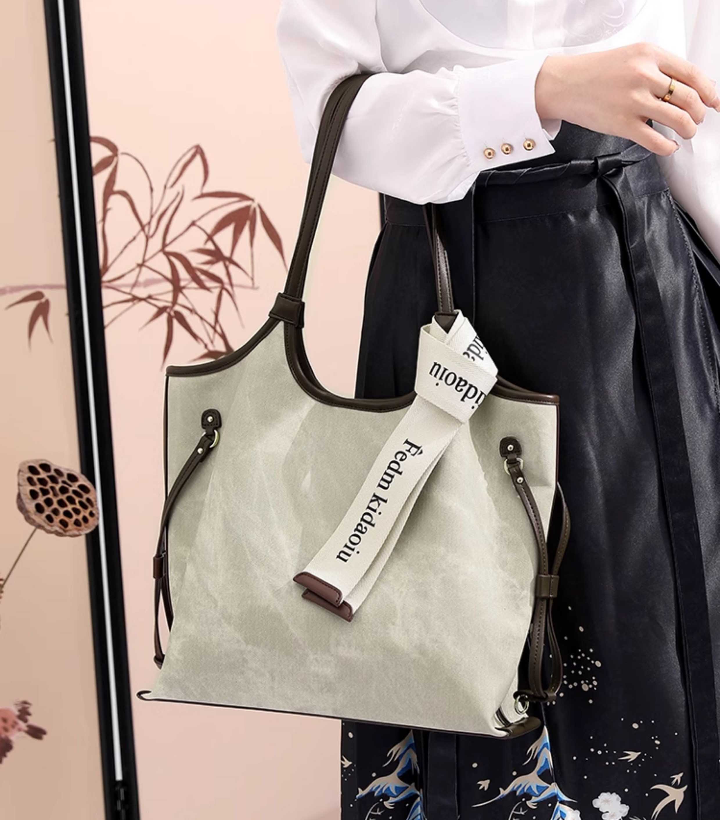 DEEPKEE original nubuck handmade full-grain genuine leather cowhide bag DEEPKEE-休閒時尚高級感 7161號