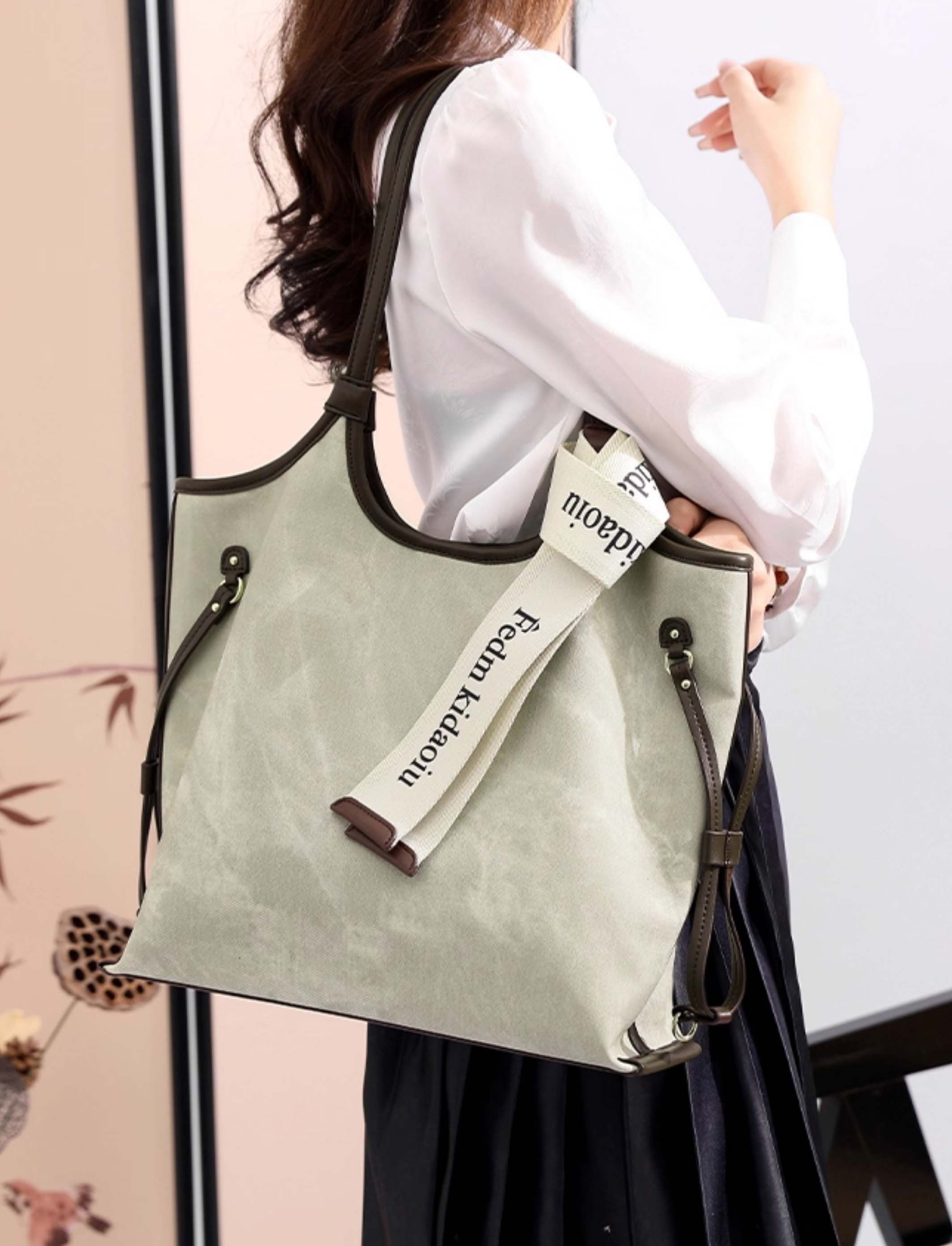 DEEPKEE original nubuck handmade full-grain genuine leather cowhide bagDEEPKEE-休閒時尚高級感 7161號