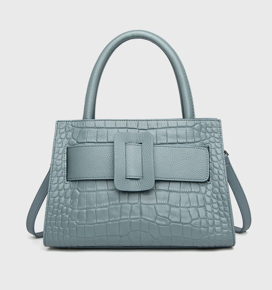 DEEPKEE original nubuck handmade full-grain genuine leather cowhide bag DEEPKEE-鱷魚紋 6111-D號