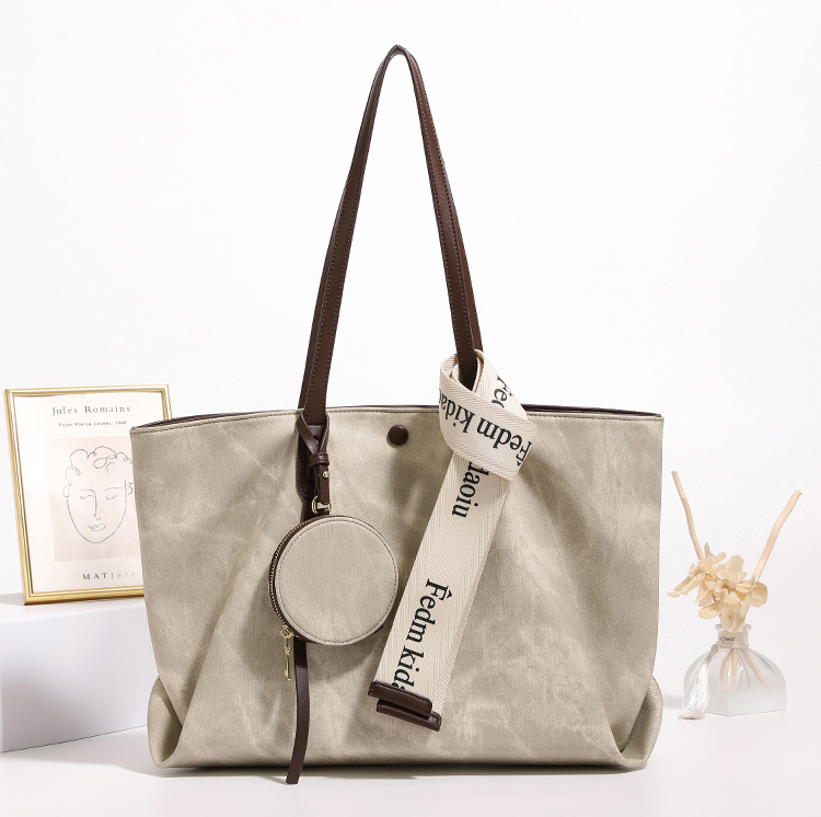 DEEPKEE original nubuck handmade full-grain genuine leather cowhide bagdeepkee-時尚質感托特包 7080號