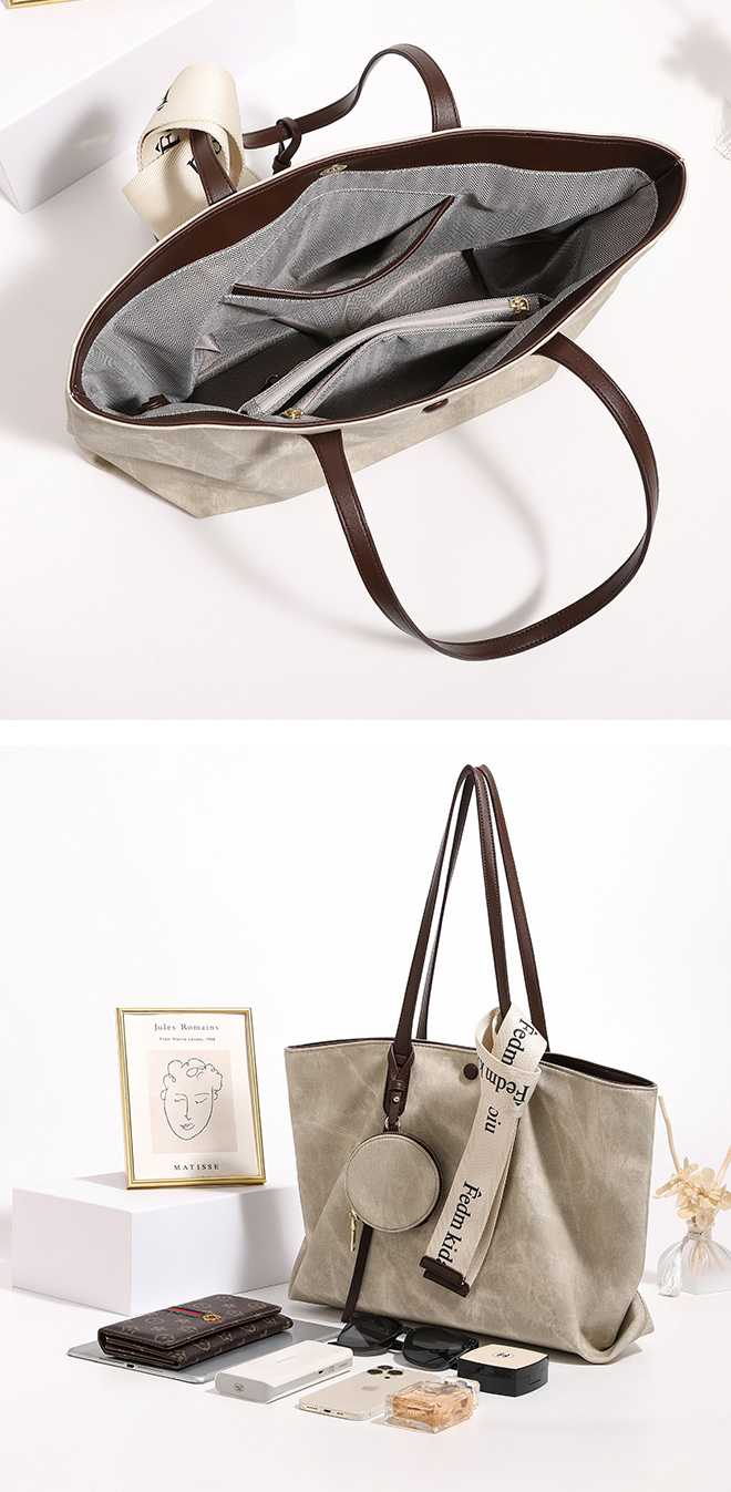 DEEPKEE original nubuck handmade full-grain genuine leather cowhide bagdeepkee-時尚質感托特包 7080號