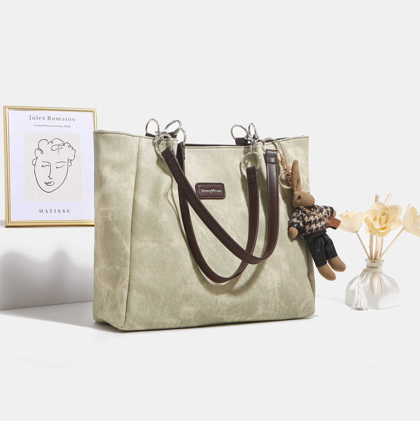 DEEPKEE original nubuck handmade full-grain genuine leather cowhide bagDEEPKEE-大容量包包女 7235號