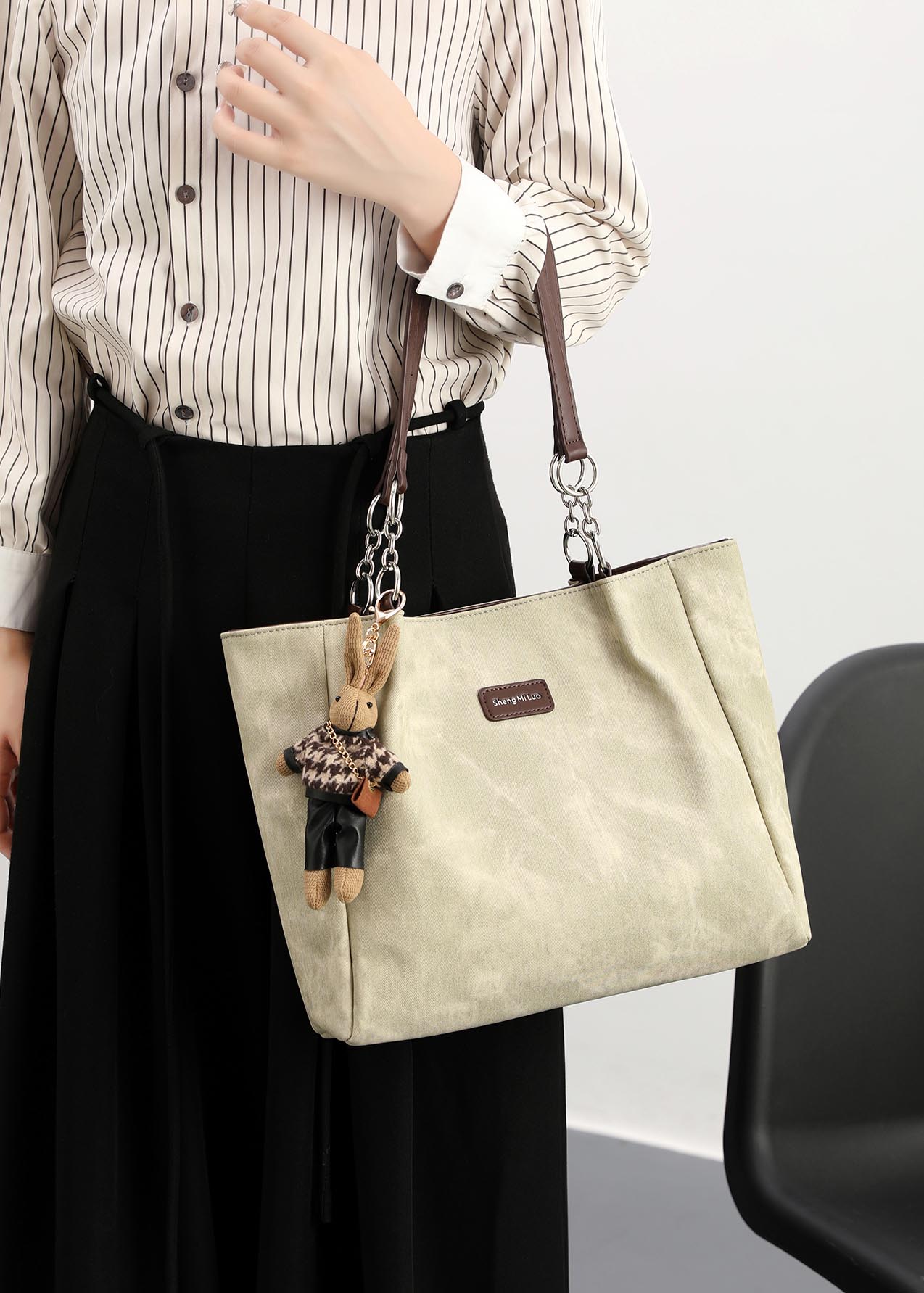 DEEPKEE original nubuck handmade full-grain genuine leather cowhide bagDEEPKEE-大容量包包女 7235號