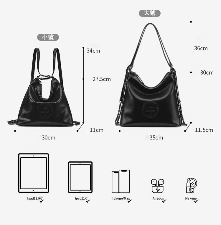 DEEPKEE original nubuck handmade full-grain genuine leather cowhide bag 軟牛皮鬆弛感雙肩包A242號