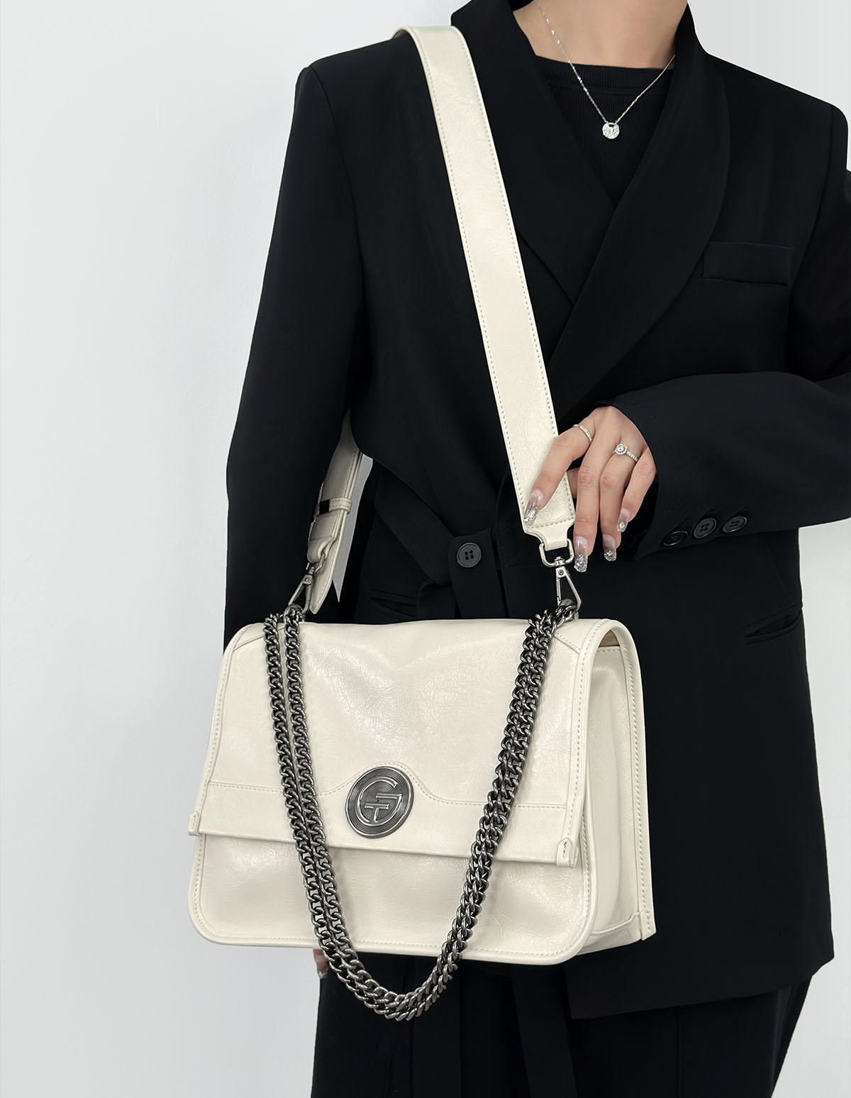 DEEPKEE original nubuck handmade full-grain genuine leather cowhide bag 時尚牛皮流浪包A265-1號