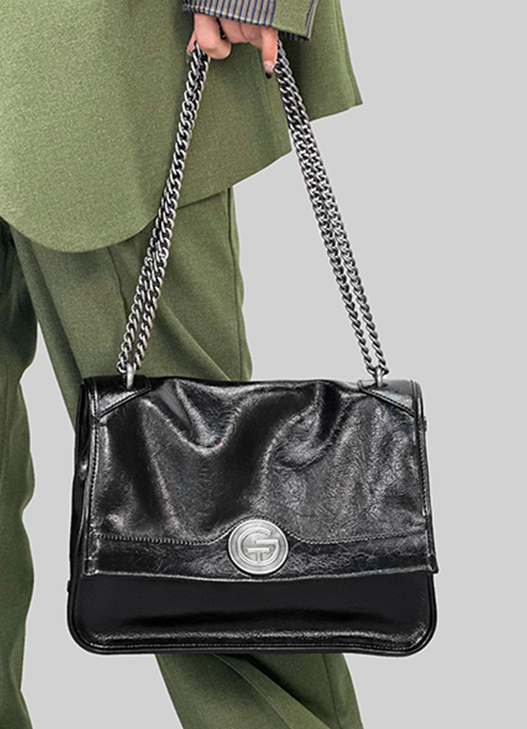 DEEPKEE original nubuck handmade full-grain genuine leather cowhide bag 時尚牛皮流浪包A265-1號