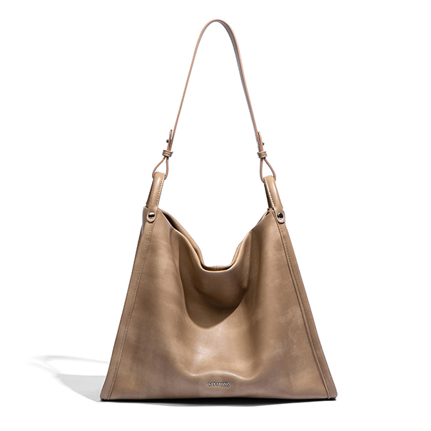 DEEPKEE original nubuck handmade full-grain genuine leather cowhide bag 真皮軟皮肩包A307-1號