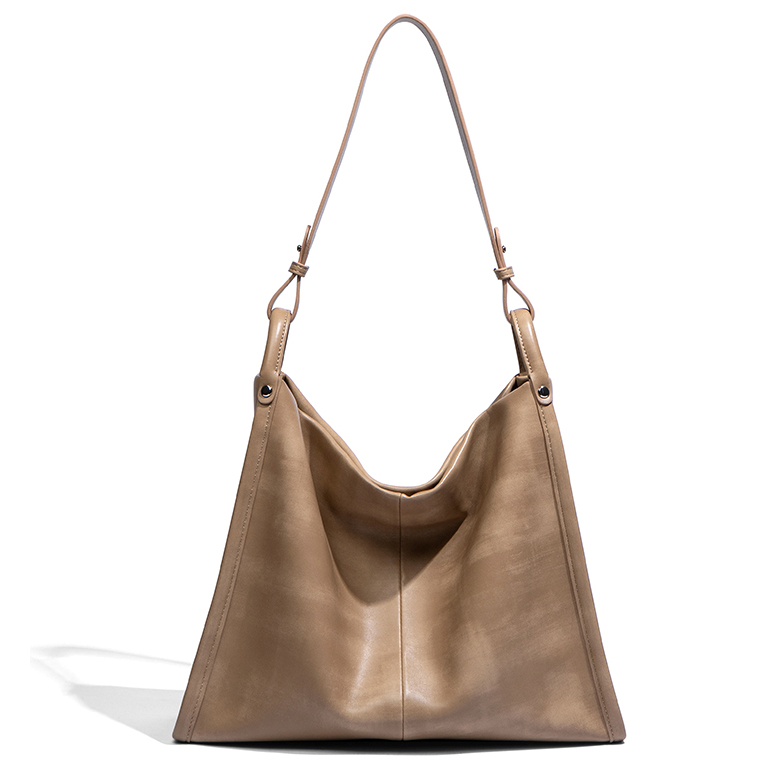 DEEPKEE original nubuck handmade full-grain genuine leather cowhide bag 真皮軟皮肩包A307-1號