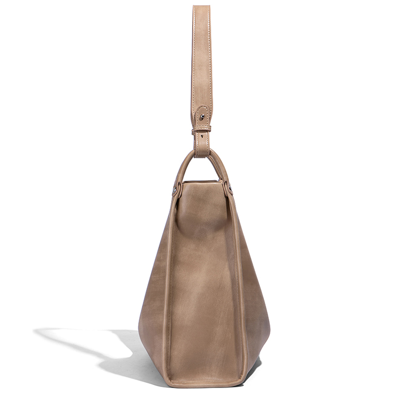DEEPKEE original nubuck handmade full-grain genuine leather cowhide bag 真皮軟皮肩包A307-1號