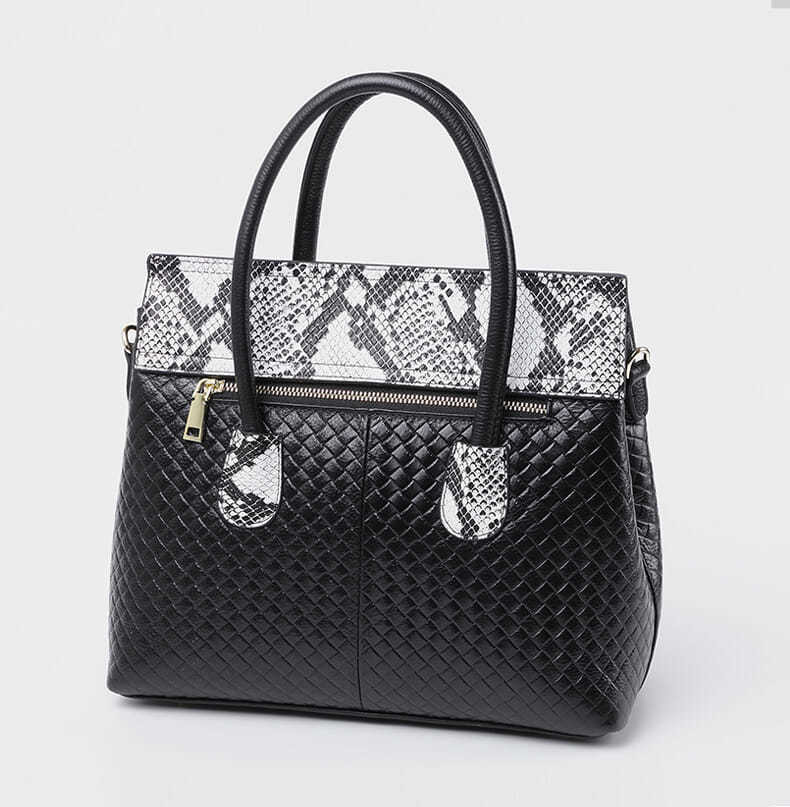 DEEPKEE original nubuck handmade full-grain genuine leather cowhide bag DEEPKEE-時尚皮革手提包 E0073號