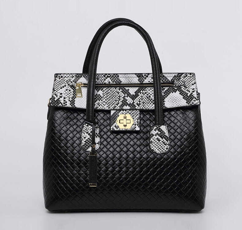 DEEPKEE original nubuck handmade full-grain genuine leather cowhide bag DEEPKEE-時尚皮革手提包 E0073號