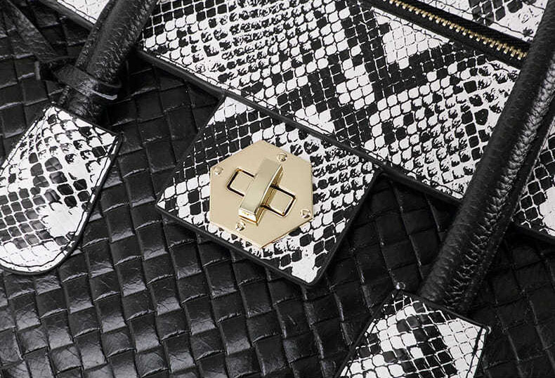 DEEPKEE original nubuck handmade full-grain genuine leather cowhide bag DEEPKEE-時尚皮革手提包 E0073號