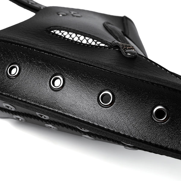DEEPKEE original nubuck handmade full-grain genuine leather cowhide bag Halloween Horror Plague Doctor #FPBM063