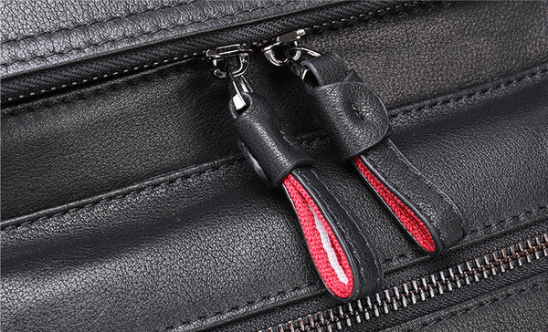 DEEPKEE original nubuck handmade full-grain genuine leather cowhide bag DEEPKEE real LEATHER Crocodile Design Style Cowhide Backpack #1269