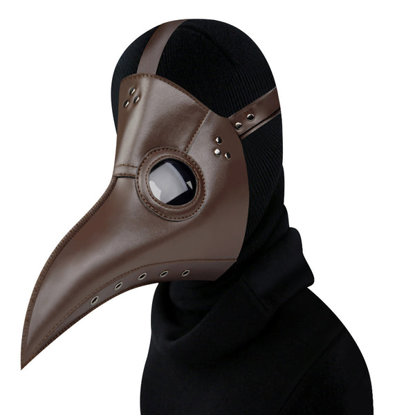 DEEPKEE original nubuck handmade full-grain genuine leather cowhide bag Deepkee Leather Plague Doctor Basis Mask #HG065