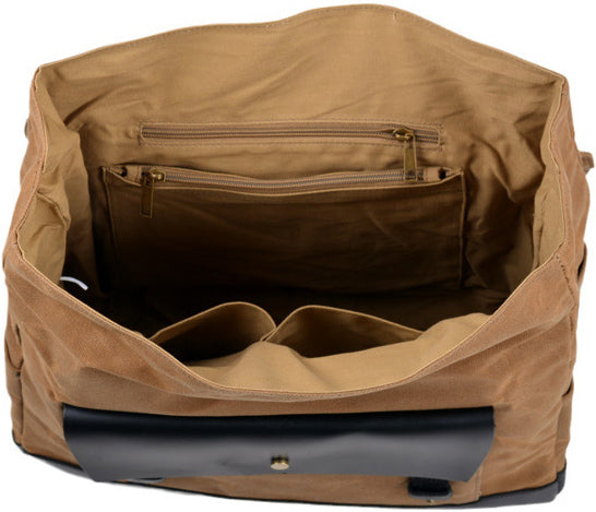 DEEPKEE original nubuck handmade full-grain genuine leather cowhide bag DEEPKEE®New Design Knight Bags, tail bags, riding equipment #9719