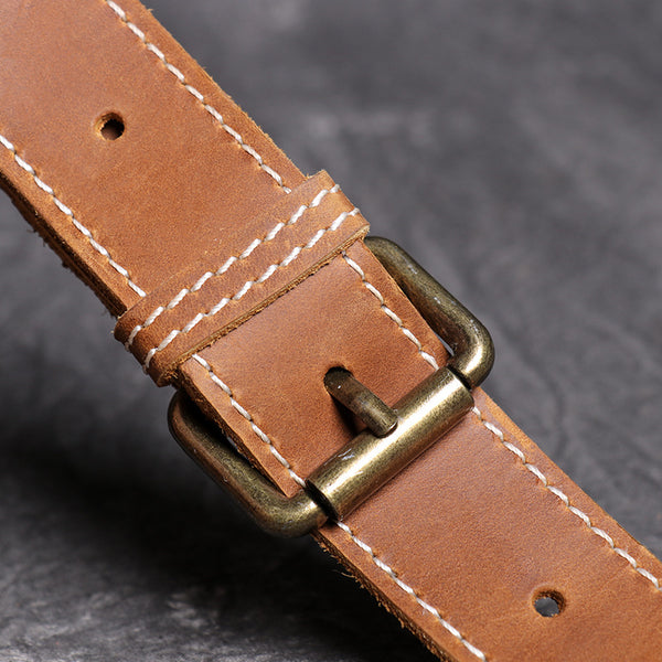 DEEPKEE original nubuck handmade full-grain genuine leather cowhide bag The Kasilof DEEPKEE HANDMADE LEATHER #9017