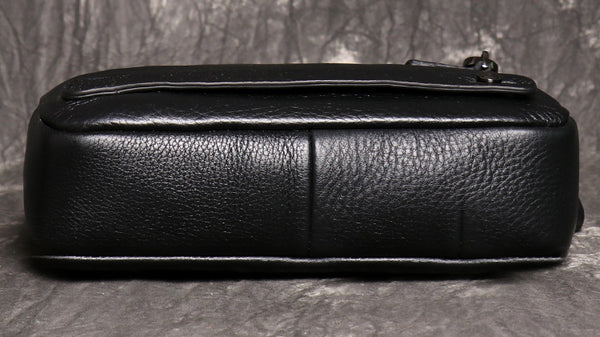 DEEPKEE original nubuck handmade full-grain genuine leather cowhide bag DEEPKEE LEATHER | Carlton Clutch Bag No.J082