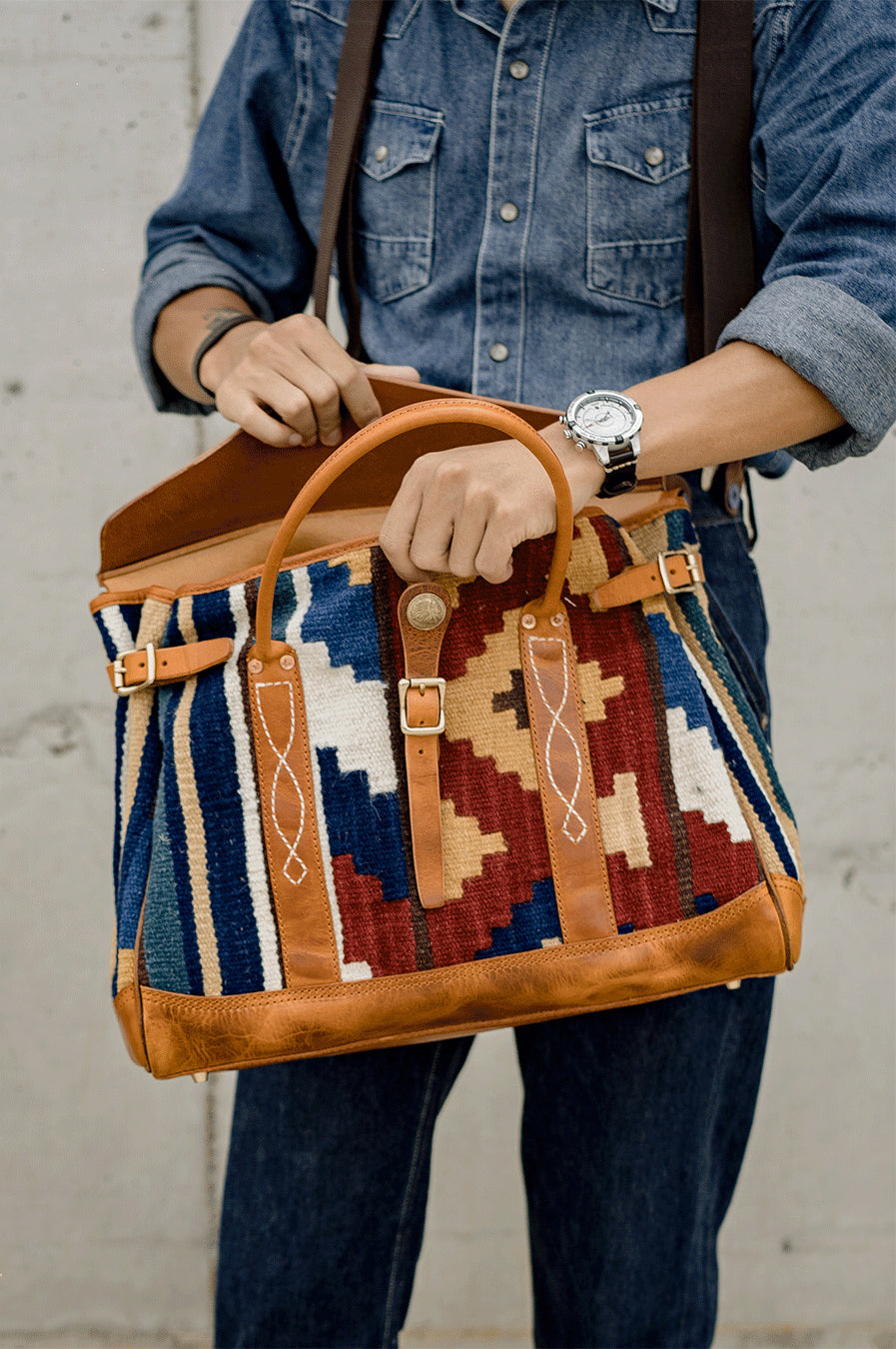 DEEPKEE original nubuck handmade full-grain genuine leather cowhide bag Deepkee Turkish Handmade Wool Rug Replica Kelly Cowhide Bag #30096