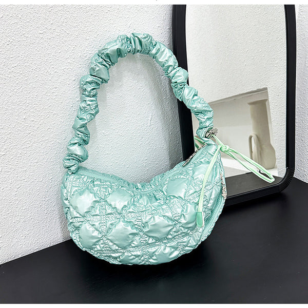 DEEPKEE original nubuck handmade full-grain genuine leather cowhide bag Gnocchi Bag Cross-Body Cozy Bag 雲朵包 WXQ-2