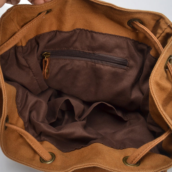 DEEPKEE original nubuck handmade full-grain genuine leather cowhide bag Outdoor Research Backpack #2105