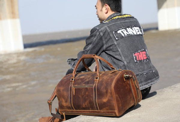 DEEPKEE original nubuck handmade full-grain genuine leather cowhide bag 1234567890