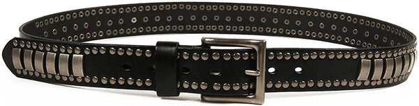 DEEPKEE original nubuck handmade full-grain genuine leather cowhide bag Deepkee Handcrafted Cowhide Studded Belt #655759
