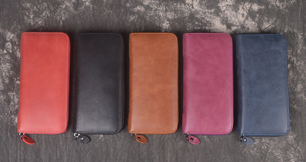 DEEPKEE original nubuck handmade full-grain genuine leather cowhide bag DEEPKEE HANDMADE | Archaize Oiled Leather Clutches No.3315_1