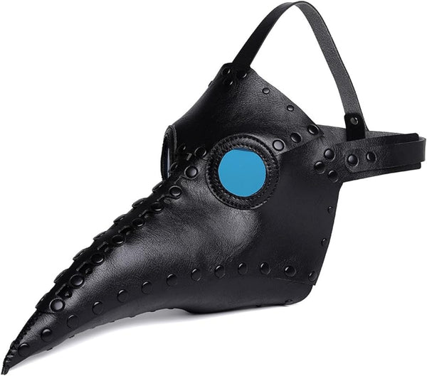 DEEPKEE original nubuck handmade full-grain genuine leather cowhide bag Deepkee Plague Doctor Bird Mask Headgear Novelty Masks #FPBM080