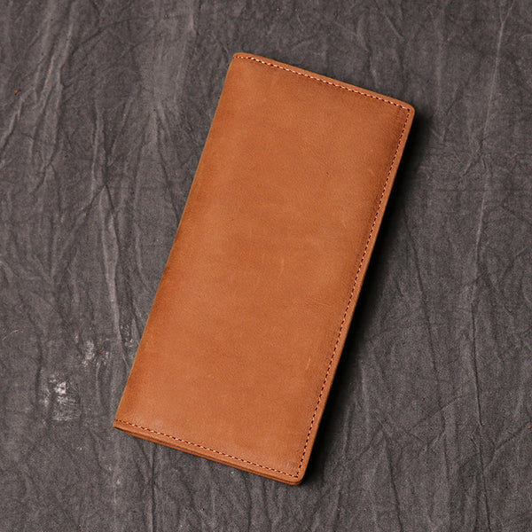 DEEPKEE original nubuck handmade full-grain genuine leather cowhide bag Crazy Horse Leather Suit Wallet No.L196_1