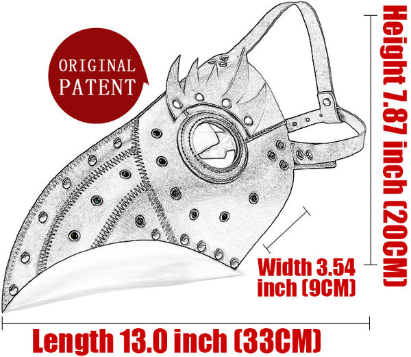 DEEPKEE original nubuck handmade full-grain genuine leather cowhide bag Deepkee Creepy Party Mask Animal Head Mask #FPBM012