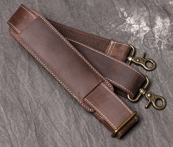 DEEPKEE original nubuck handmade full-grain genuine leather cowhide bag DEEPKEE LEATHER | Kenneth Genuine Leather Cross Duffel Bag No.30020