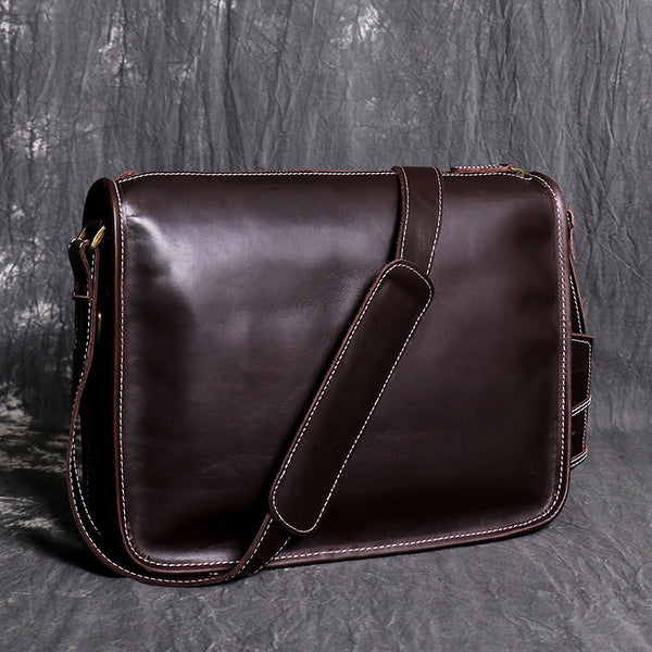 DEEPKEE original nubuck handmade full-grain genuine leather cowhide bag The Kasilof DEEPKEE HANDMADE LEATHER #9017