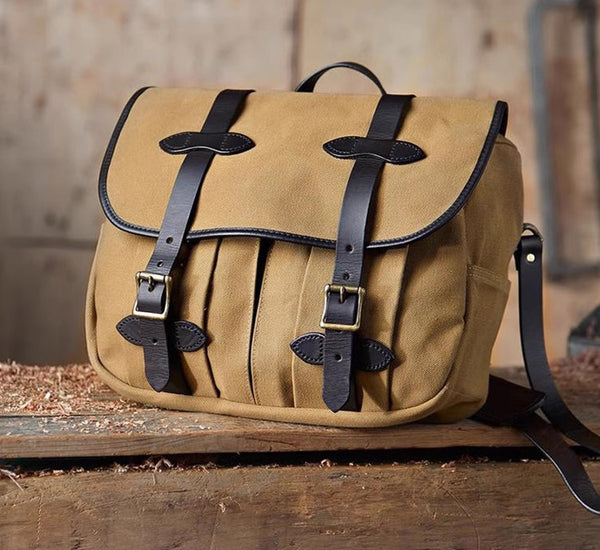 DEEPKEE original nubuck handmade full-grain genuine leather cowhide bag Portable Cycling Messenger Bags #70232