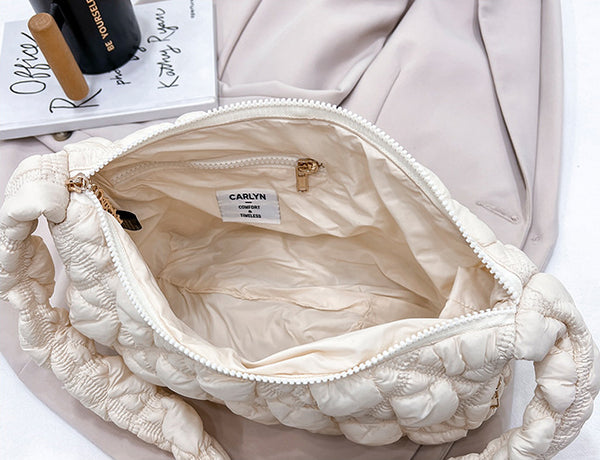 DEEPKEE original nubuck handmade full-grain genuine leather cowhide bag Gnocchi Bag Cross-Body Cozy Bag 雲朵包 WXQ-2